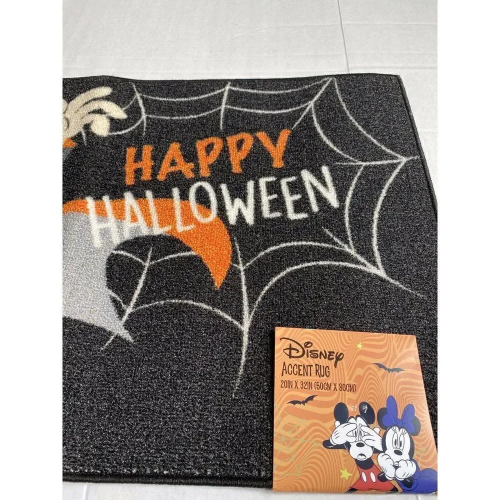 Disney‎ Mickey Mouse Vampire Spider Web Halloween Accent Rug